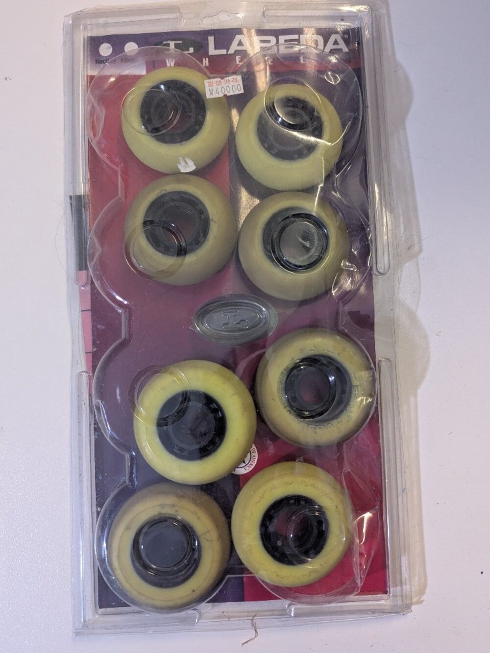 Vintage Y2K-Era Labeda Hockey Fitness Wheels - Set of 8 - New in Package